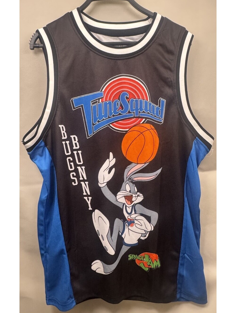 Space Jam Tune Squad Bugs Bunny #96 Basketball Jersey Men’s M NWOT